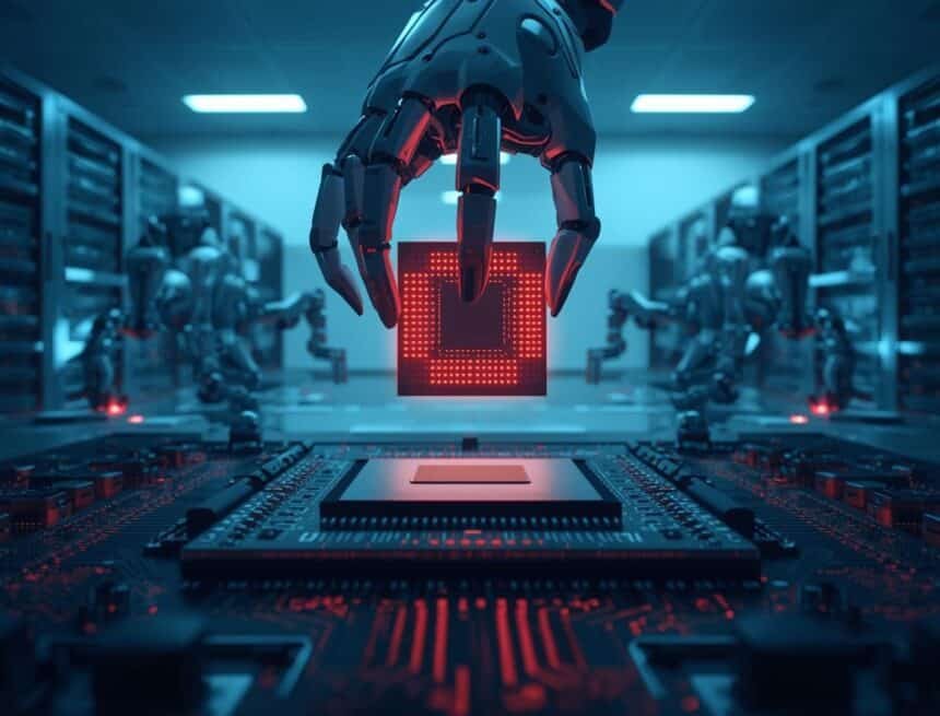 Advanced AI hardware development AI hardware development with AI chips, robotics, data centers and smart factory automation